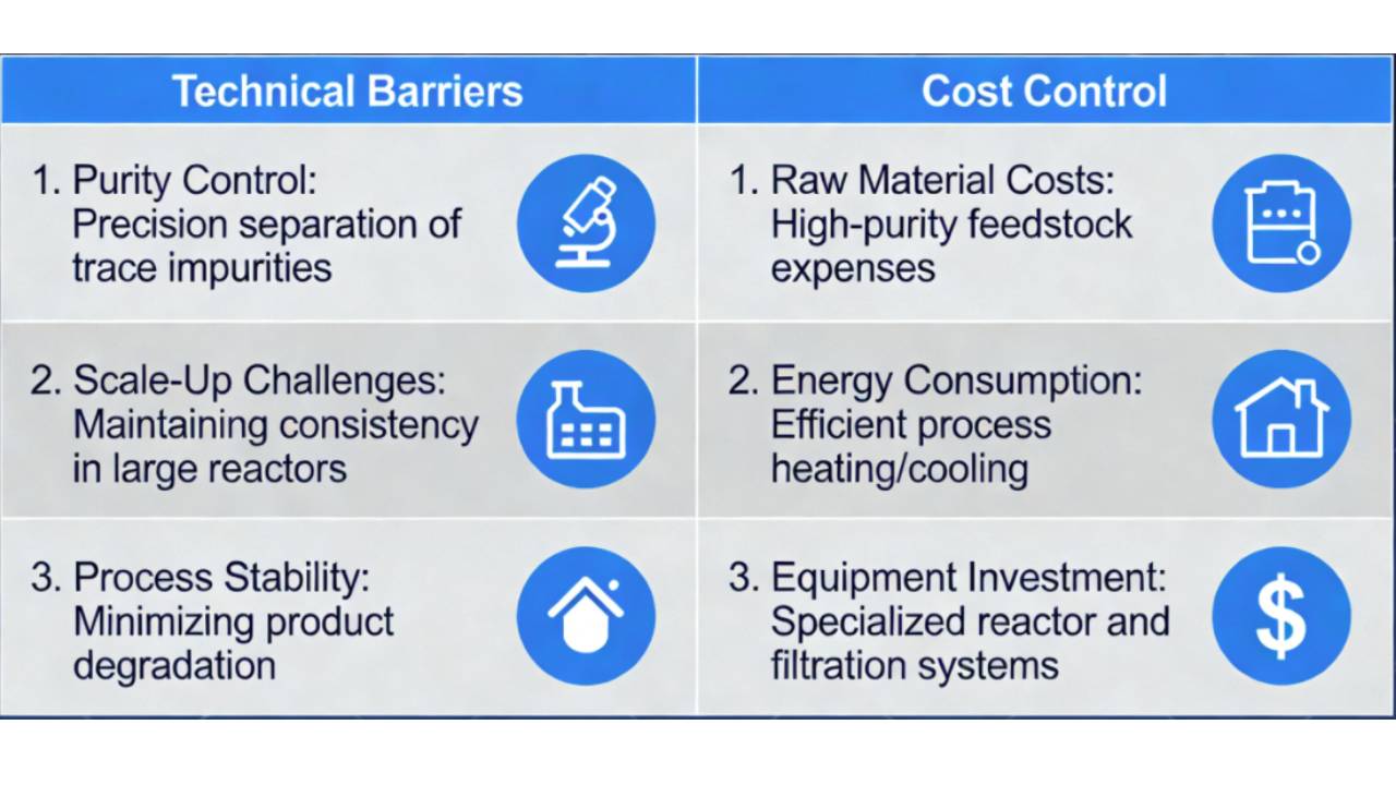 techinical barriers and cost control