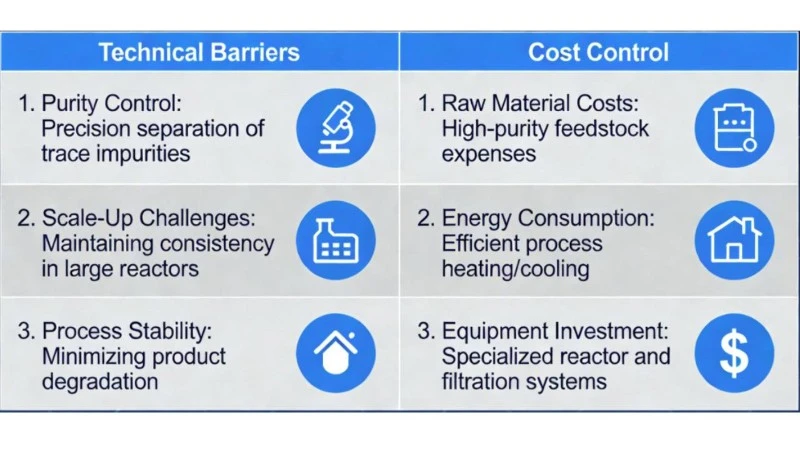 techinical barriers and cost control techinical barriers and cost control